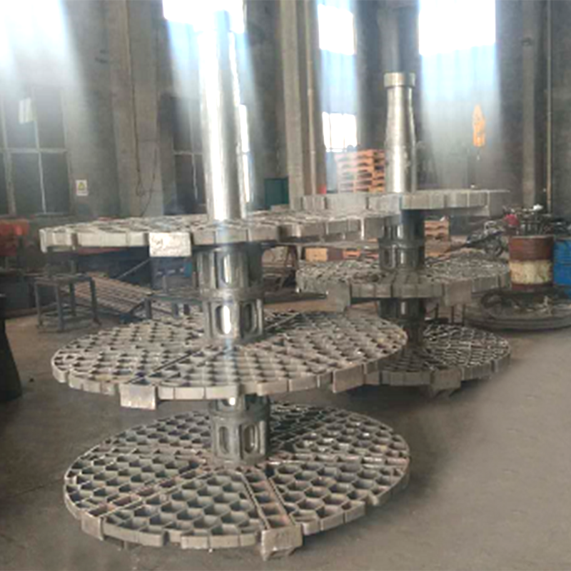 Hőkezelés egymásra rakható kosár a jól típusú kemence számára